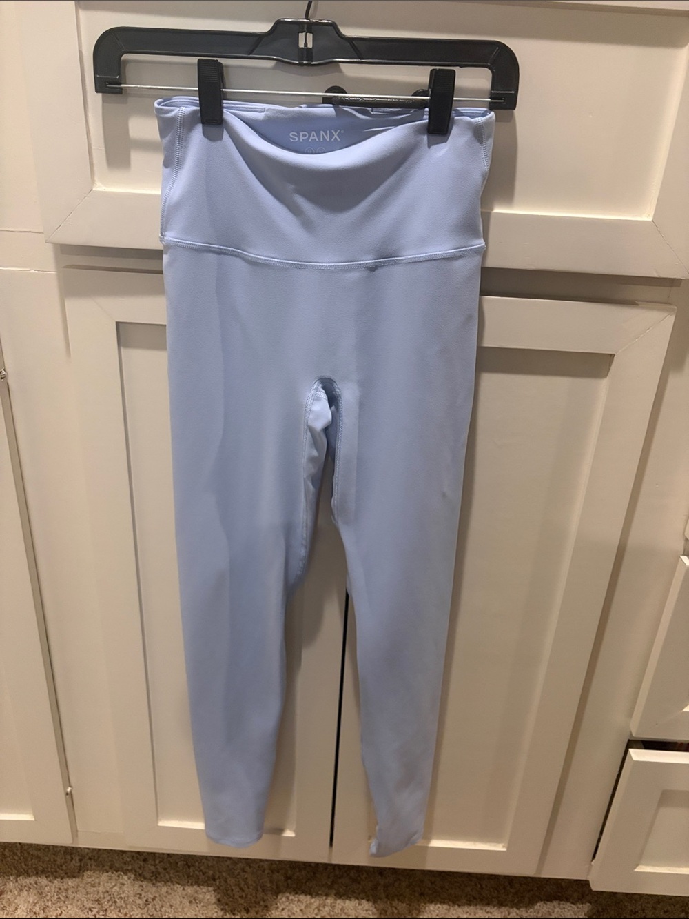 SPANX Pastel Blue High-Waist Performance Leggings